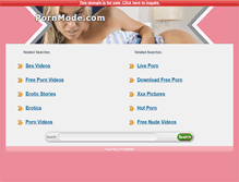 Tablet Screenshot of pornmode.com